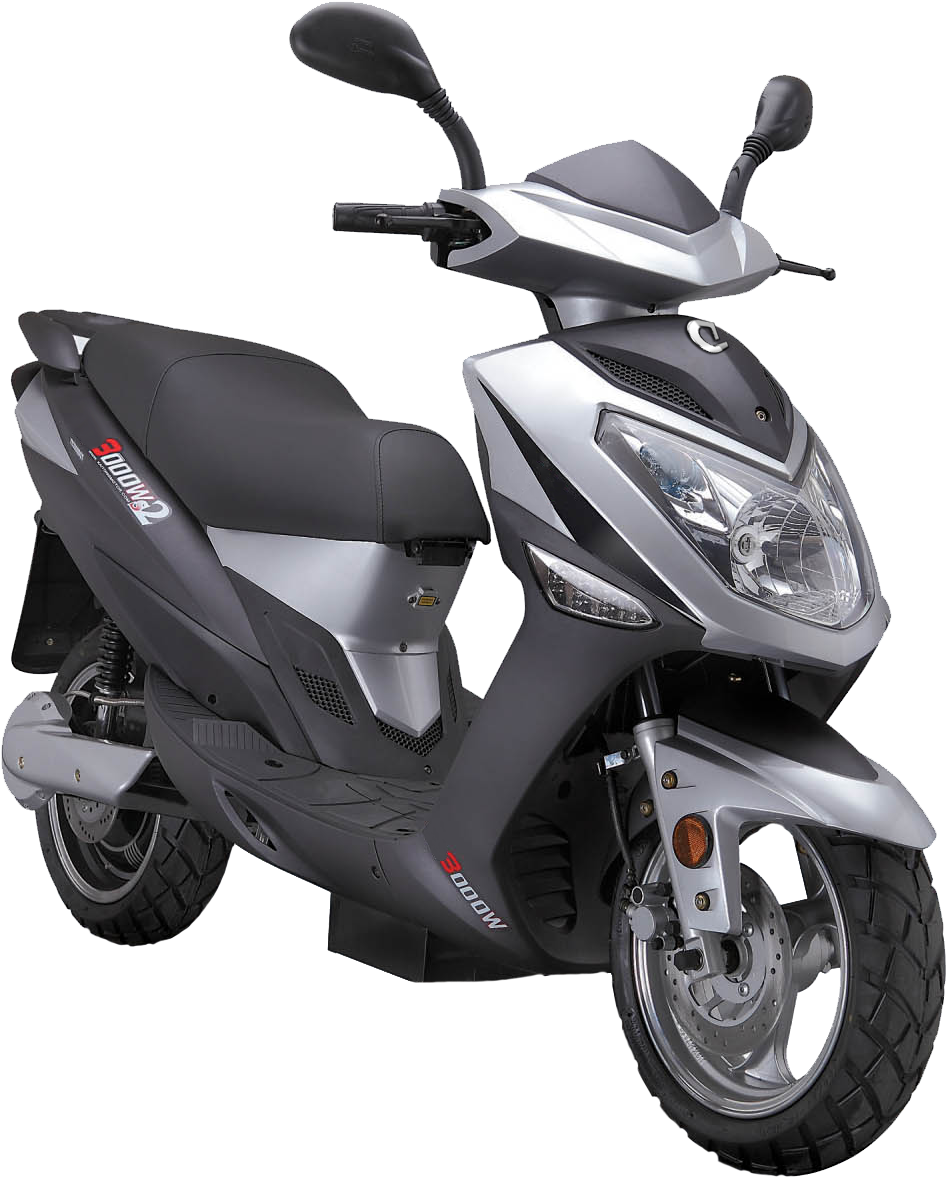 Gray Scooter From Tvs Scooty