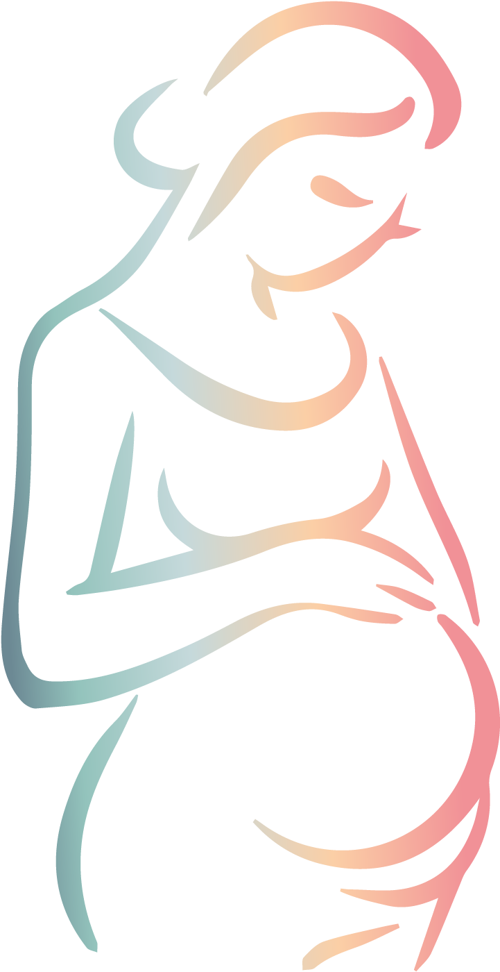 A Pregnant Woman With A Black Background