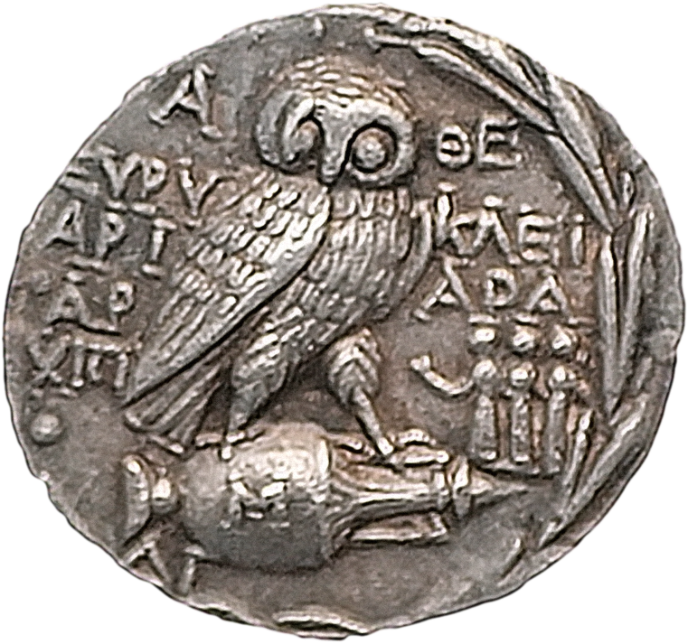 A Coin With An Owl On It