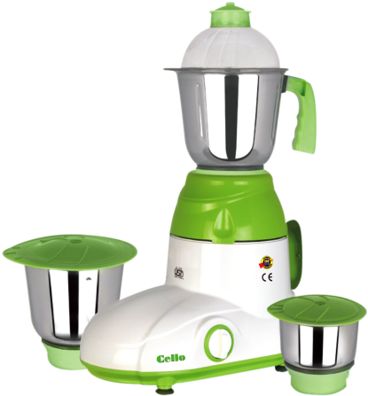 A Green And White Blender