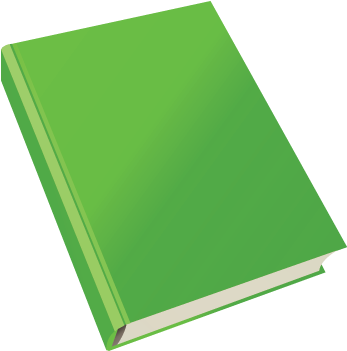 A Green Book With A Black Background