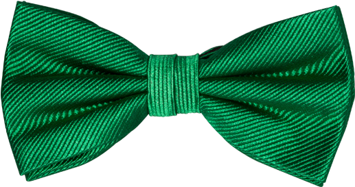 A Green Bow Tie On A Black Background