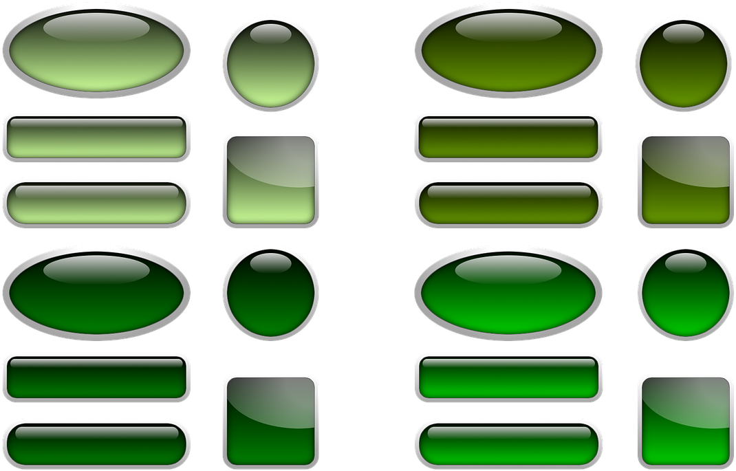 Green Button Png 1070 X 685
