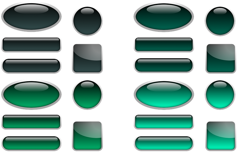 A Set Of Green Buttons
