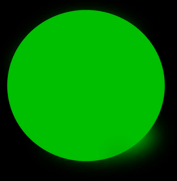 Plain Green Circle