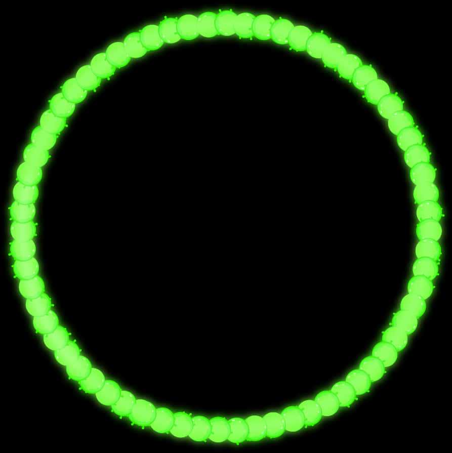 Textured Green Circle