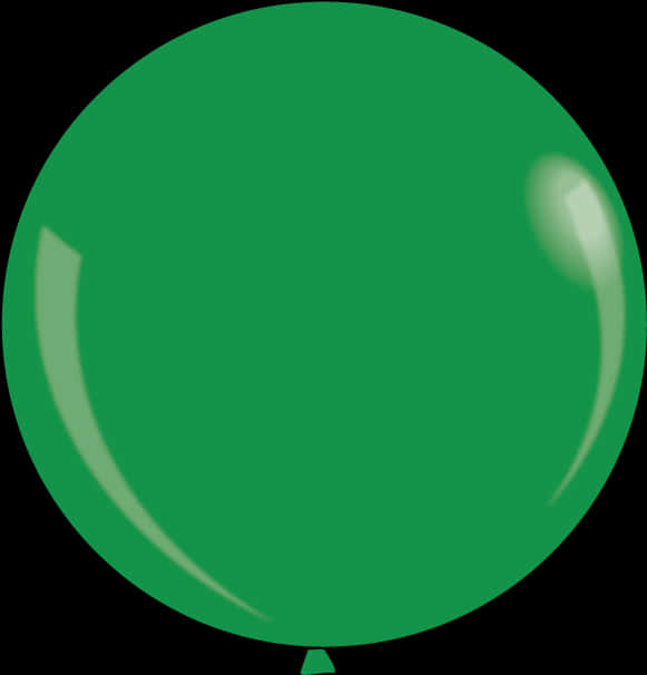 Green Circle Balloon