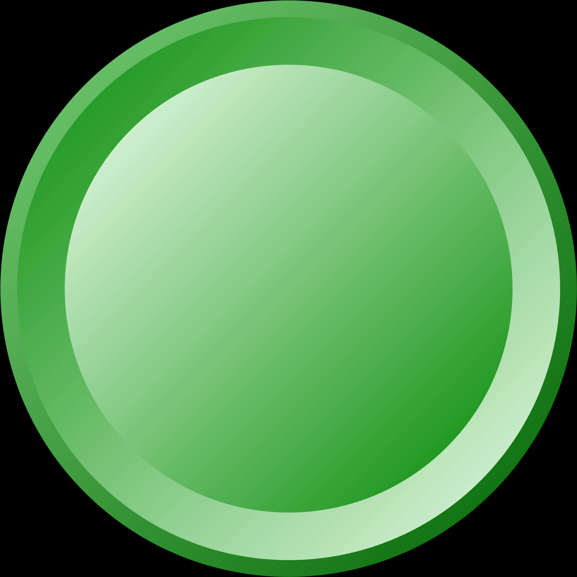 Concave Green Circle
