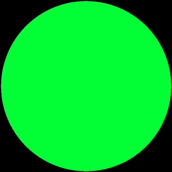 Solid Green Circle