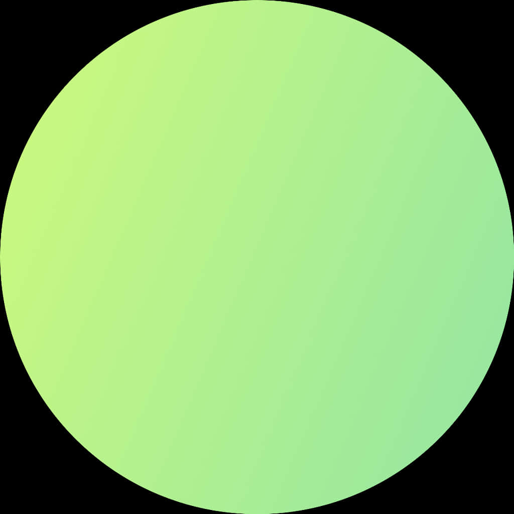 Gradient Green Circle