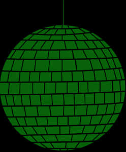 Green Disco Ball