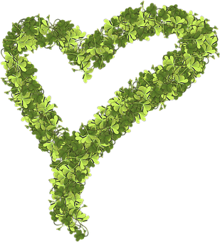 Green Leaf Heart