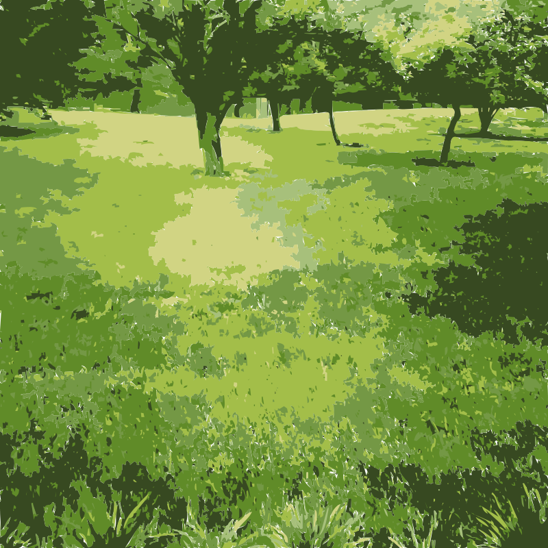 A Green Field With Trees