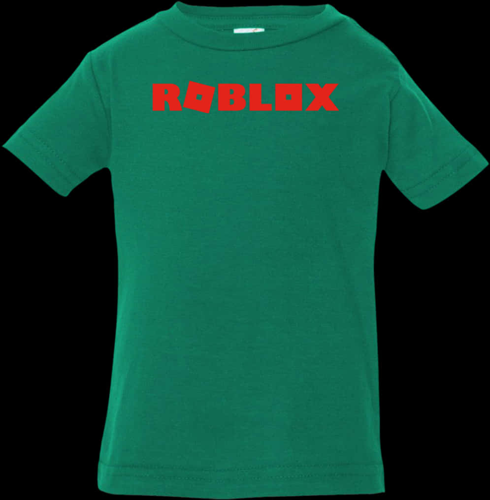 A Green Shirt With Red Text