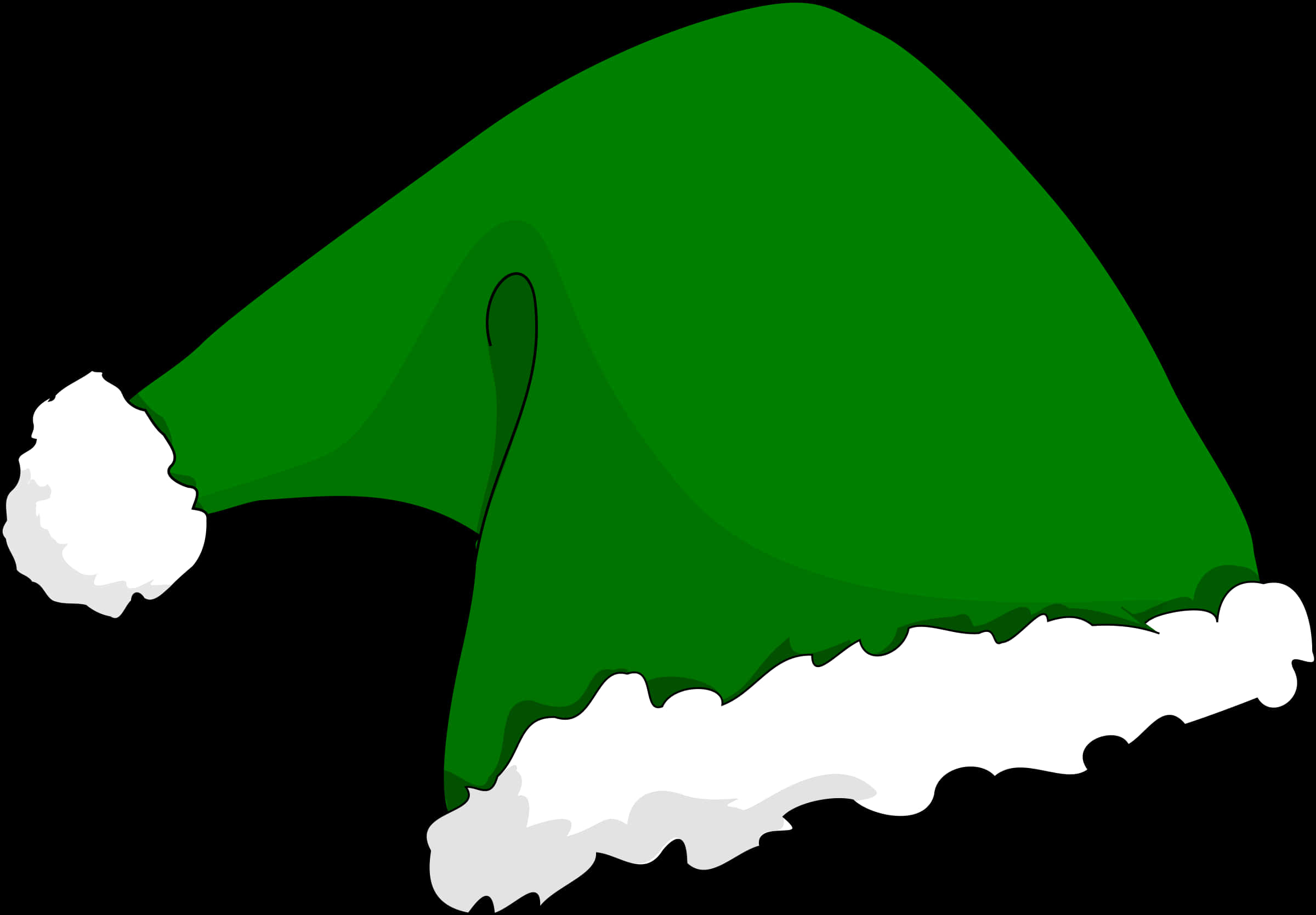 Green Santa Hat Clip Art