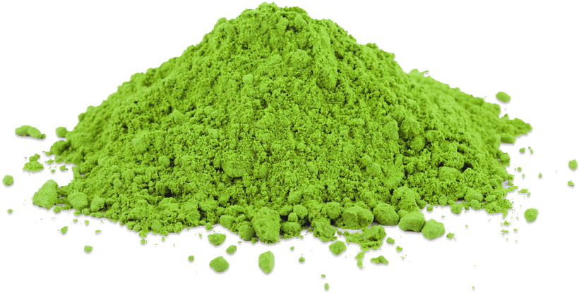 A Pile Of Green Powder