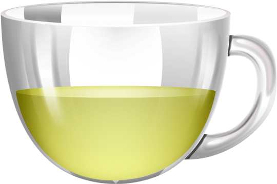 A Glass Cup With Yellow Liquid Inside