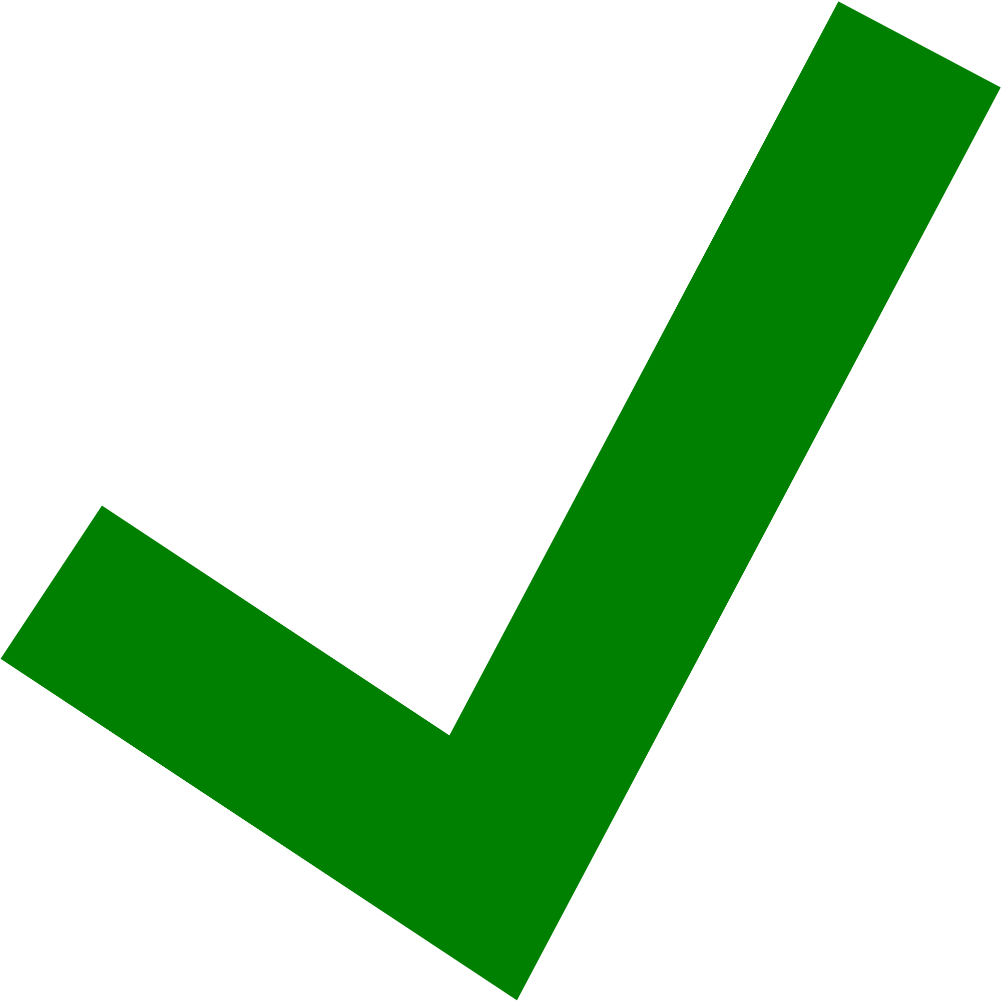 A Green Tick Mark On A Black Background