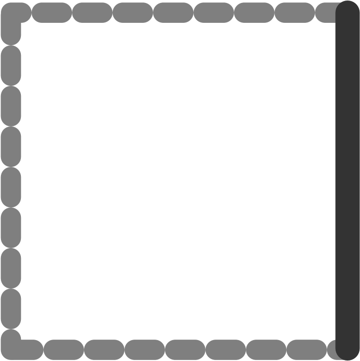 A Black And Grey Square With A Black Background