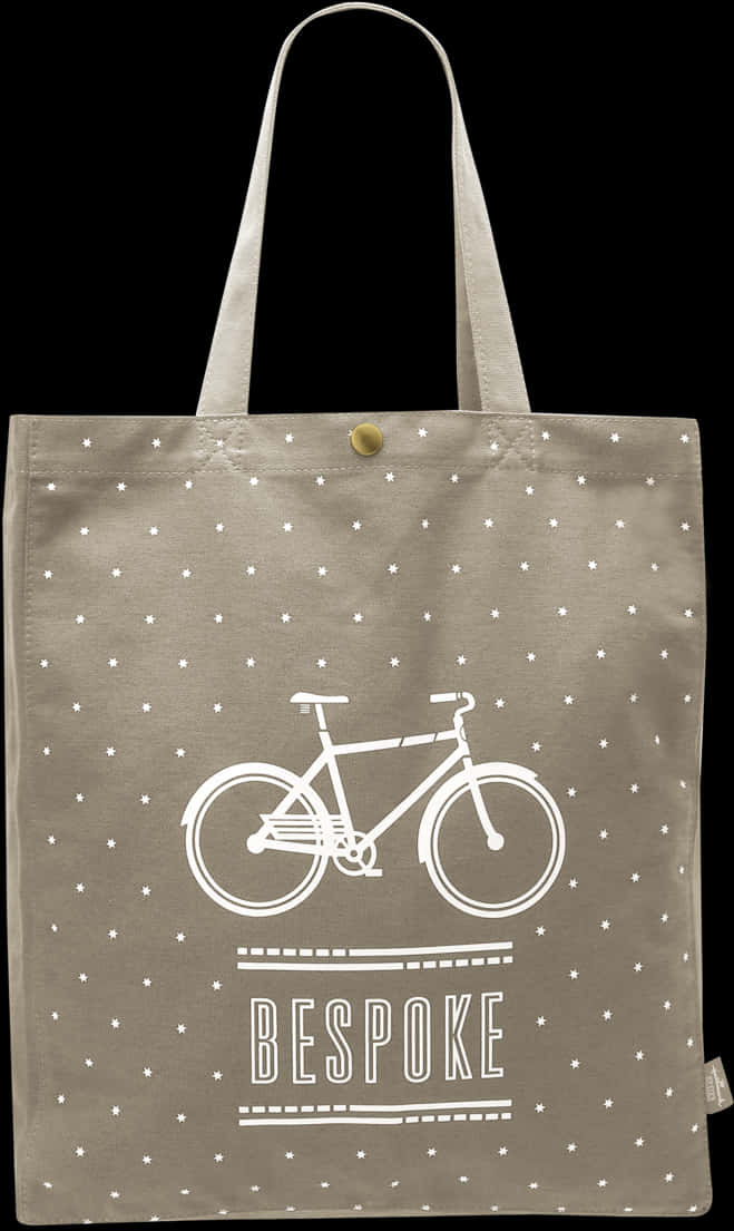 A Bag With A Picture Of A Bicycle