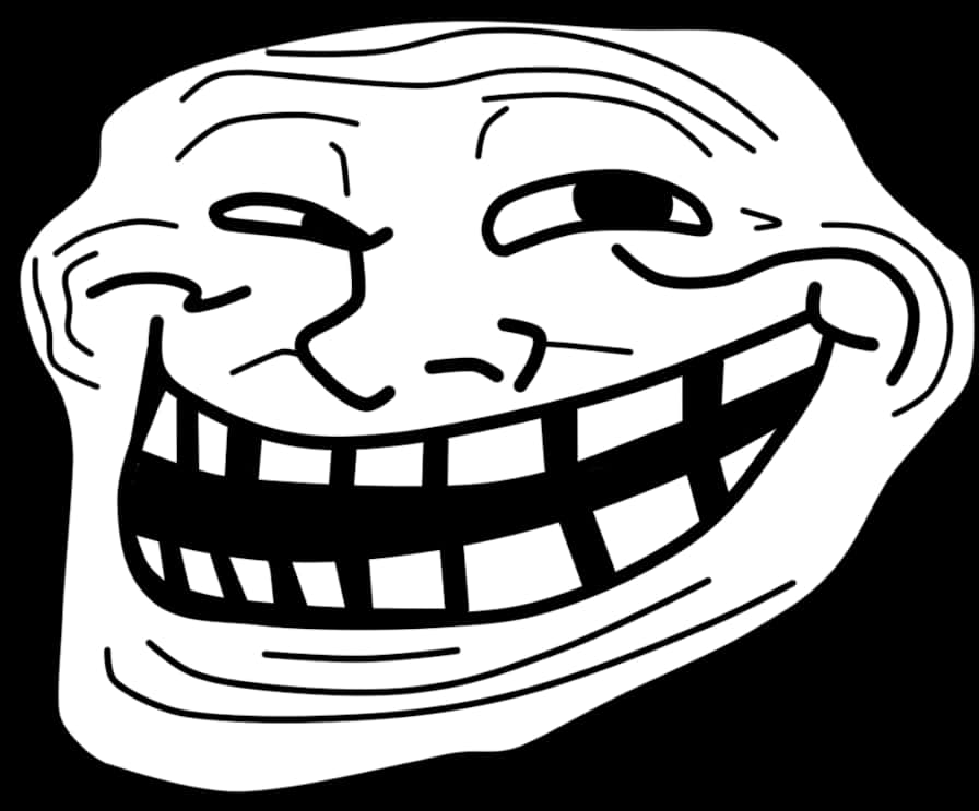 Grinning Troll Face