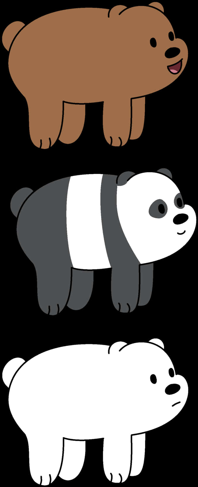 A Cartoon Of A Panda