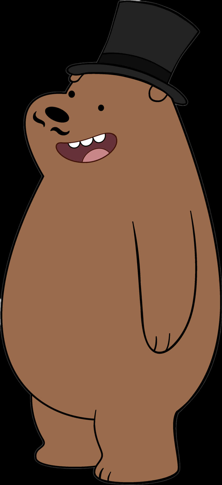 A Cartoon Of A Brown Animal