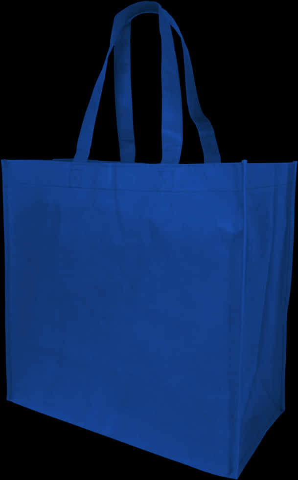 A Blue Bag With Straps