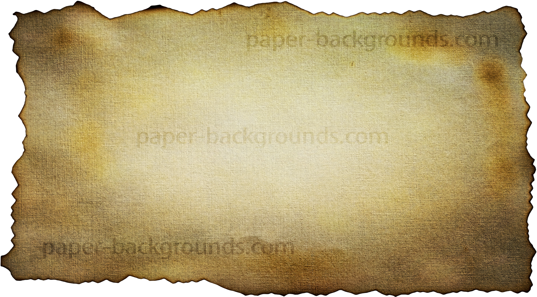 A Paper With A Burnt Edge