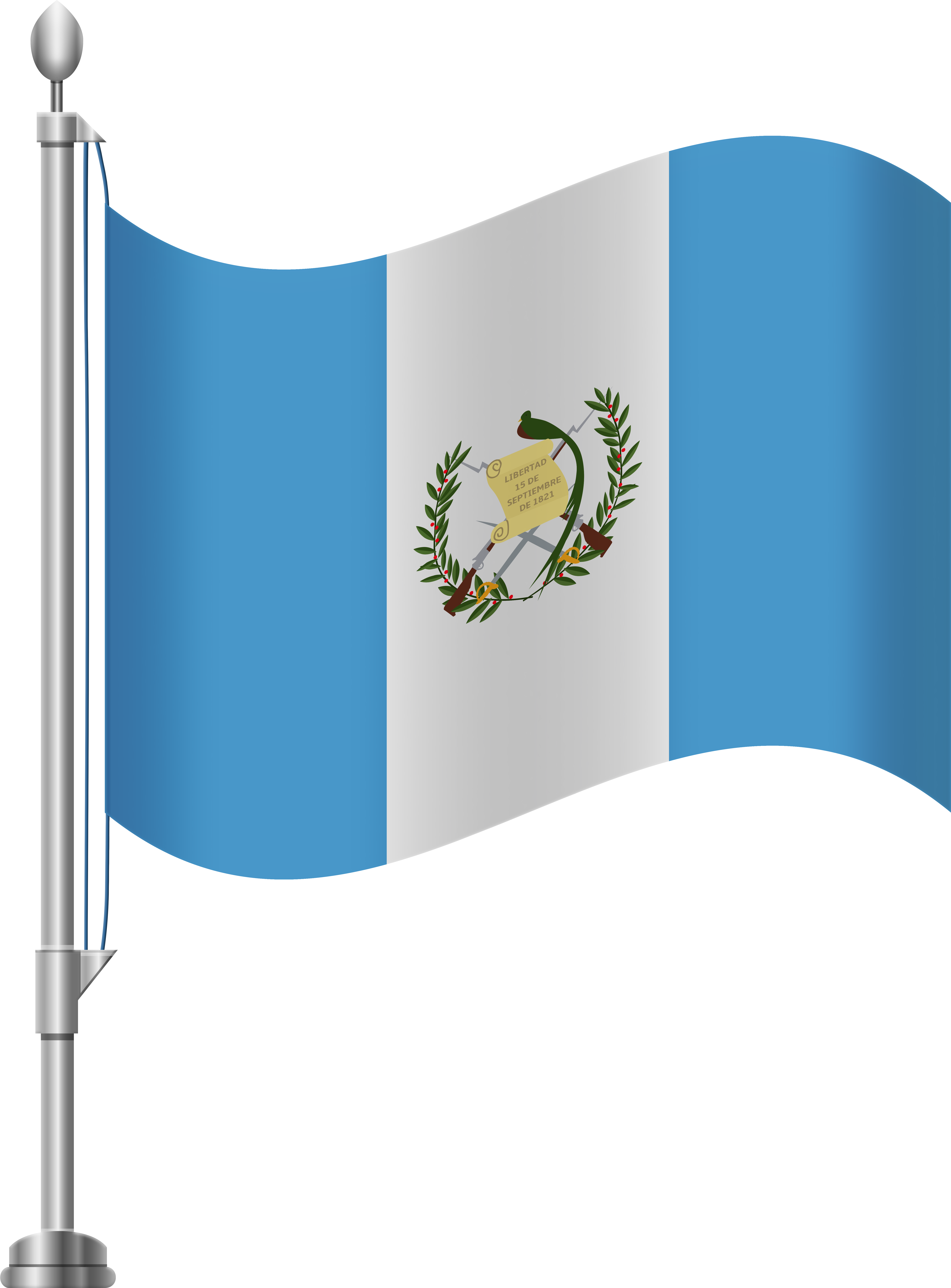 Guatemala Flag Png Clip Art, Transparent Png