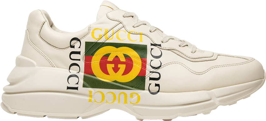 A White Shoe With A Logo On It