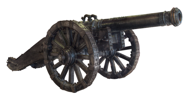 A Close-up Of A Cannon