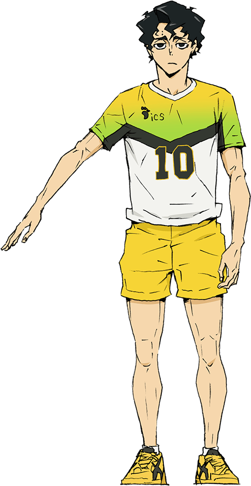 A Cartoon Of A Man Wearing A Jersey And Shorts