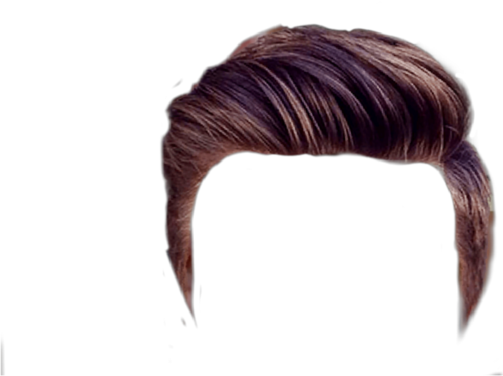 A Hair Cut Out Of A Person's Head