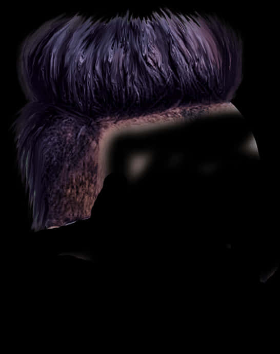 A Person With Purple Hair