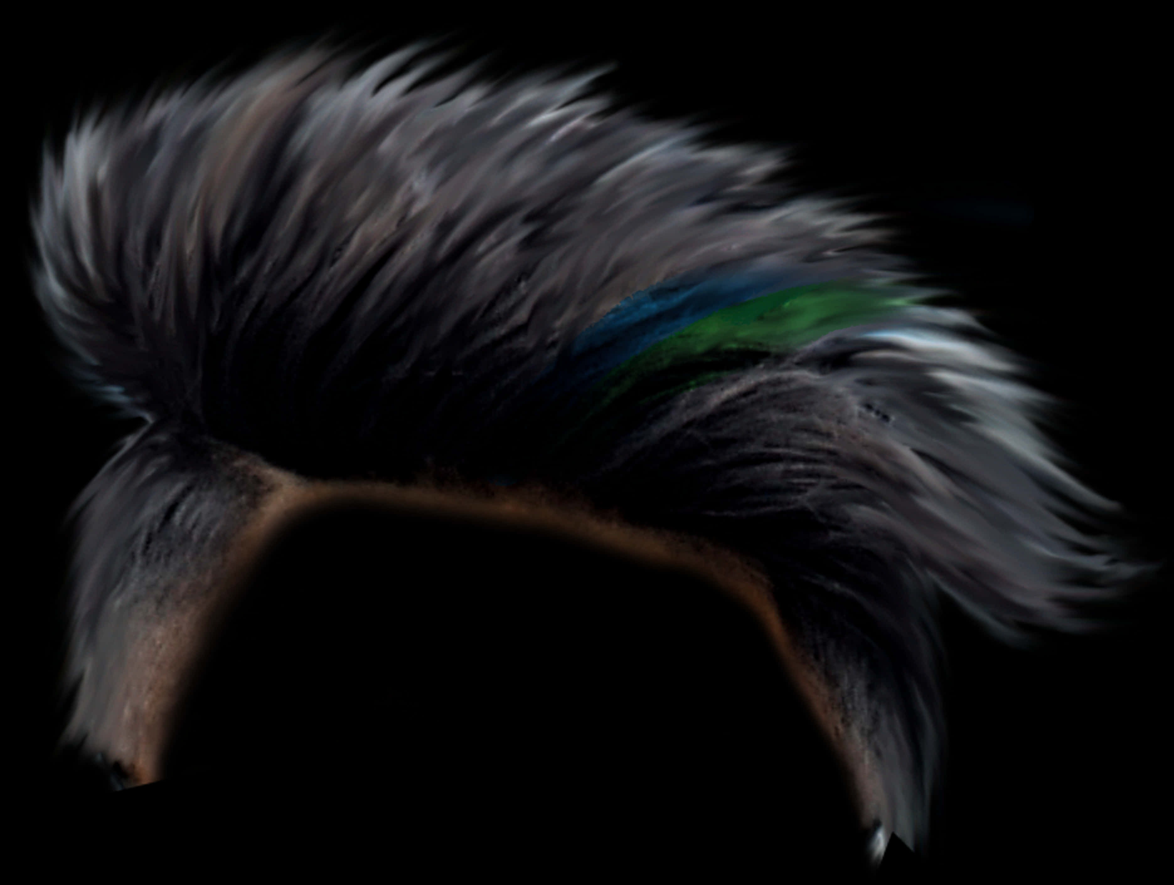 A Close Up Of A Bird's Hair
