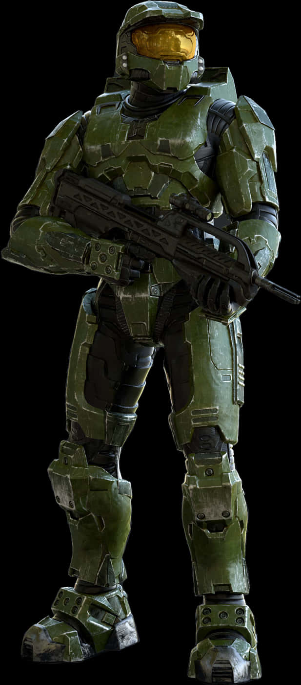 A Person In A Green Garment Holding A Gun