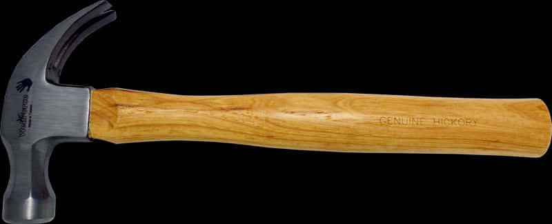 A Wooden Bat With A Black Background