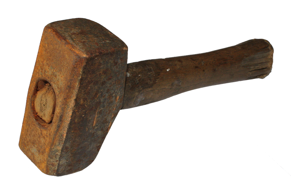 A Close Up Of A Hammer