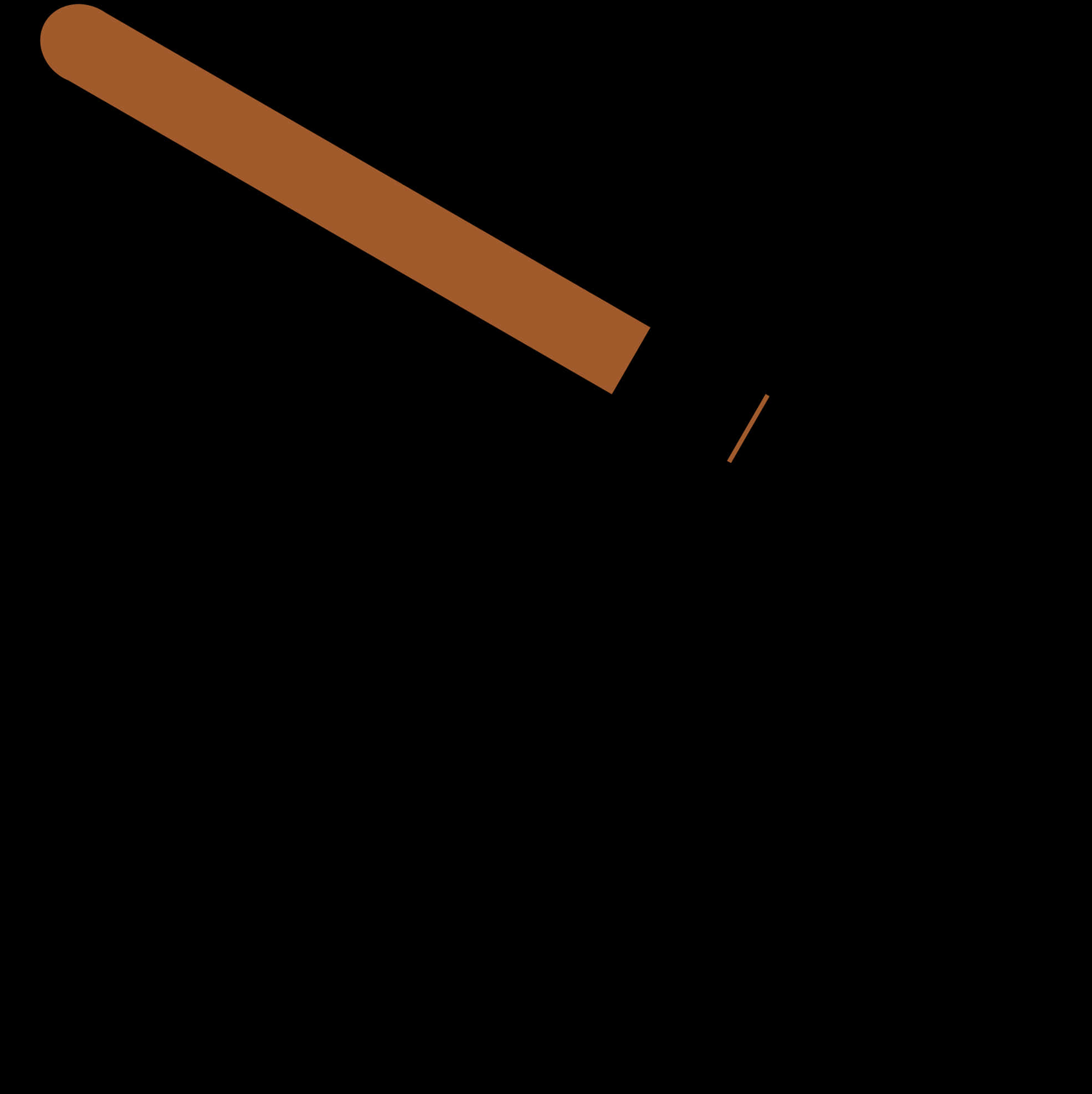 A Black Background With A Brown Object In The Air