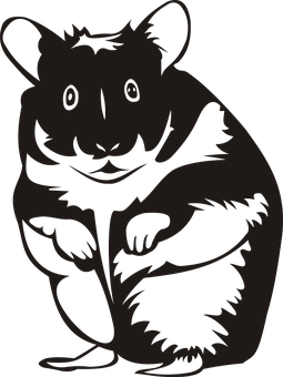 A Silhouette Of A Mouse