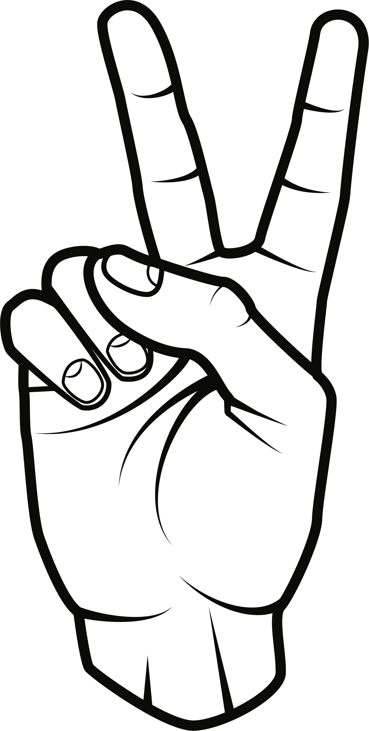 Hand Clipart Png 1206 X 2386