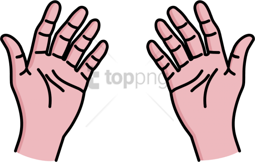 A Pair Of Hands With Fingers Spread Out