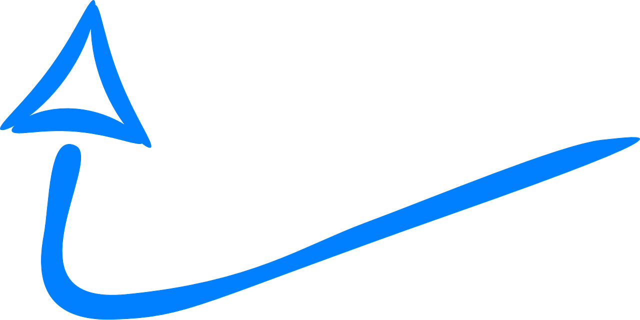 A Blue Line On A Black Background