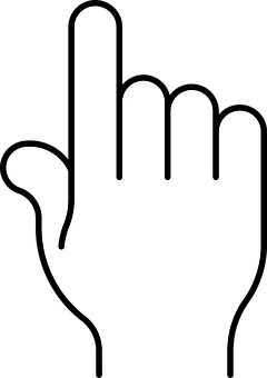 Hand With Pointing Finger Clip Art