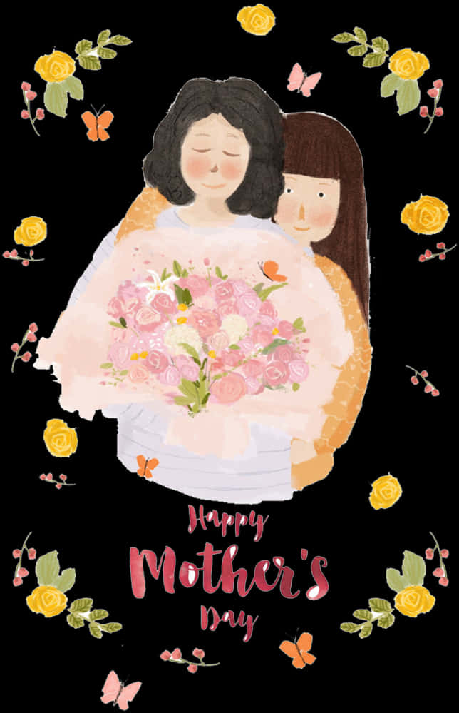 Hand Painted Happy Mother's Day Transparent - Happy Mother's Day Png, Png Download