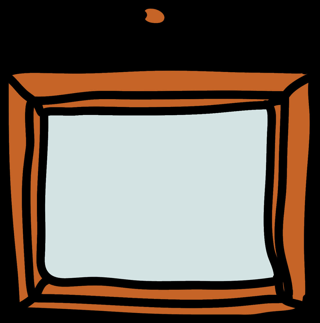A Cartoon Of A Tv Screen