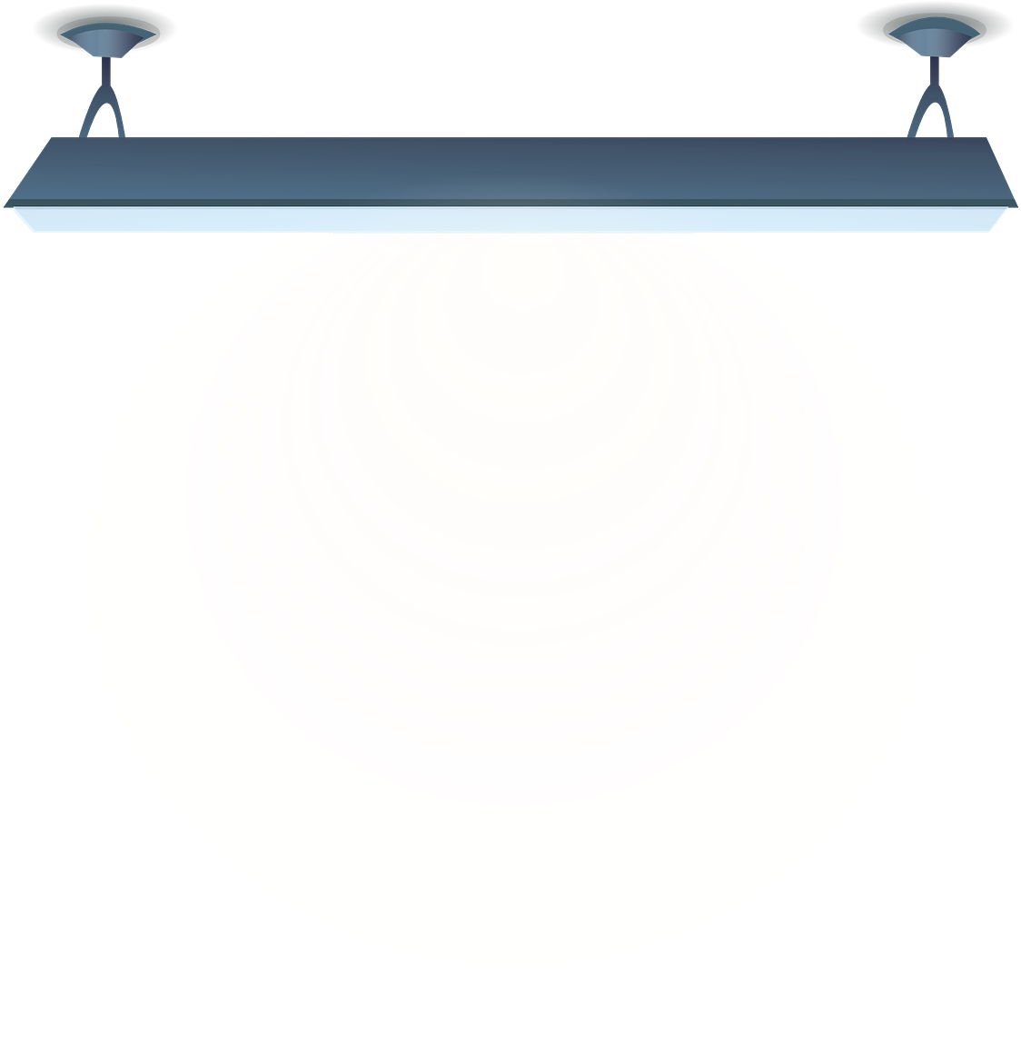 A Light Fixture With A Black Background