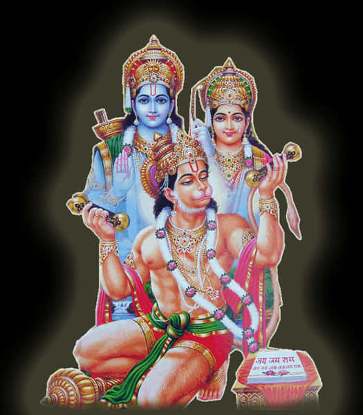 A Group Of Hindu Gods