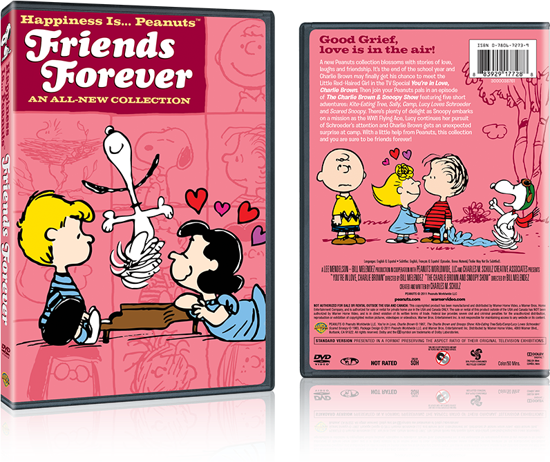 A Pink Rectangular Dvd Case With Cartoon Characters